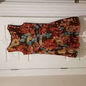 Kay Unger Wool and silk dress
